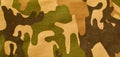 Camouflage Cloth and Background