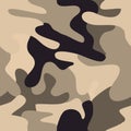 Camouflage commando army seamless pattern.