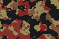 Camouflage Fabric Textures, Textures Royalty Free Stock Photo