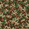 Camouflage fashion pattern seamless background. Abstract cool military texture trend shapes camouflage. Seamless pattern for child