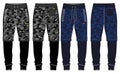 Camouflage Jogger bottom Pants design vector template, Track pants concept with front and back view, Sweatpants for running,