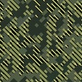 Camouflage military halftone pattern background. Vector illustration, EPS Royalty Free Stock Photo