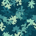 Camouflage military marine seamless pattern background vector illustration Royalty Free Stock Photo