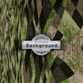 Camouflage military pattern background. Vector