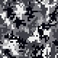 Camouflage military pixel Royalty Free Stock Photo