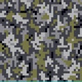 Camouflage military pixel Royalty Free Stock Photo