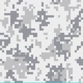 Camouflage military pixel Royalty Free Stock Photo