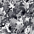 Camouflage military pixel Royalty Free Stock Photo