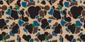 Camouflage military soldier Seamless Pattern Duck Hunter vector isolated wallpaper background