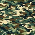 Camouflage pattern background - ai generated image Royalty Free Stock Photo