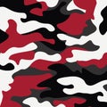 Camouflage pattern background. Classic clothing style masking camo repeat print. Royalty Free Stock Photo
