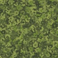 Camouflage pattern background. Classic clothing style masking camo repeat print