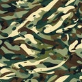 Camouflage pattern background - ai generated image Royalty Free Stock Photo