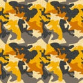 Camouflage pattern background seamless clothing print, repeatabl Royalty Free Stock Photo