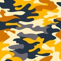 Camouflage pattern background seamless clothing print, repeatabl Royalty Free Stock Photo