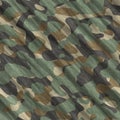 Camouflage pattern background seamless illustration. Classic clothing style masking camo repeat print. Green brown black