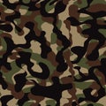 Camouflage pattern background seamless illustration. Military camouflage Royalty Free Stock Photo