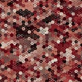 Camouflage pattern background. Urban clothing style masking camo repeat print Royalty Free Stock Photo