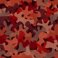 Camouflage pattern background. Urban clothing style masking camo repeat print Royalty Free Stock Photo