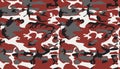 Camouflage pattern background vector. Classic clothing style masking camo repeat print. Virtual background for online conferences Royalty Free Stock Photo