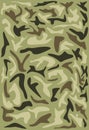 Camouflage pattern, pattern with fish and water, military seamless pattern