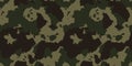 Camouflage pattern for hunting. Army background repeat print. Fashionable stylish element. Texture military camouflage