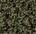 Camouflage pattern for hunting. Army background repeat print. Fashionable stylish element. Texture military camouflage