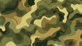 Camouflage pattern with organic shapes. Green camo texture. Background. Concept of military, hunting gear, woodland Royalty Free Stock Photo