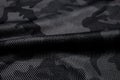 Camouflage pattern. Trendy dark gray camouflage fabric. Military texture. Dark back Royalty Free Stock Photo