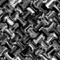 Camouflage patterns background,black,gray and white military cloth pattern