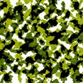 Camouflage patterns background green , black and white military