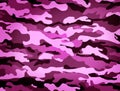 Camouflage pink pattern Royalty Free Stock Photo