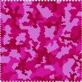 Camouflage pixel seamless