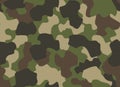 Camouflage seamless pattern. Abstract military or hunting camouflage background. Classic clothing style masking camo Royalty Free Stock Photo