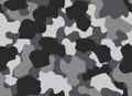 Camouflage seamless pattern. Abstract military or hunting camouflage background. Classic clothing style masking camo Royalty Free Stock Photo