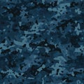 Camouflage seamless pattern background. Classic clothing masking camo print Royalty Free Stock Photo