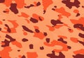 Camouflage seamless pattern background - illustration design style