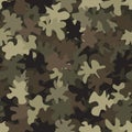 Camouflage seamless pattern background masking camo repeat print Royalty Free Stock Photo