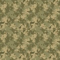 Camouflage military pixel