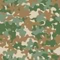 Camouflage seamless pattern military background . Royalty Free Stock Photo