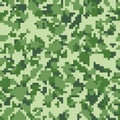 Camouflage, seamless pattern. Military for fabric and fashion textile print, urban camo clothing style, digital texture. Vector Royalty Free Stock Photo