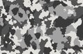 Camouflage Seamless Pattern.Vector Camouflage Pattern. Royalty Free Stock Photo