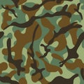Camouflage Seamless Pattern. Vector Military Background