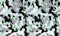 Camouflage seamless vector pattern Royalty Free Stock Photo