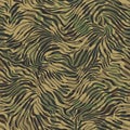 Camouflage texture for army clothing. Zebra stylish safari camo background. Royalty Free Stock Photo