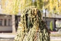 Camouflaged soldier Royalty Free Stock Photo