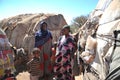 Camp for African refugees and displaced people on the outskirts of Hargeisa in Somaliland under UN auspices