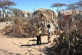 Camp for African refugees and displaced people on the outskirts of Hargeisa in Somaliland under UN auspices.