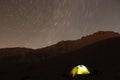 Camp on AladaÃÅ¸lar mountain under the stars