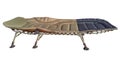 Camp cot isolated Royalty Free Stock Photo